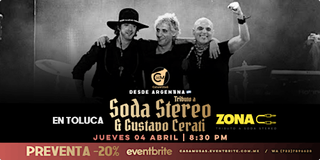 ZONA C • Desde Argentina | Tributo Gustavo Cerati & Soda Stereo