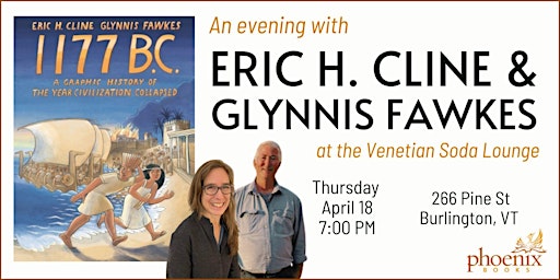 Hauptbild für An Evening with Eric H. Cline & Glynnis Fawkes at The Venetian Soda Lounge