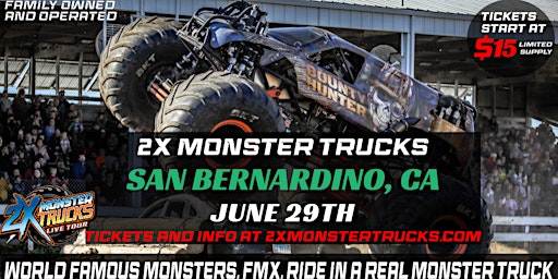 Primaire afbeelding van 2X Monster Trucks Live San Bernardino, CA