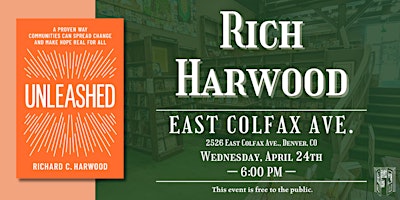 Primaire afbeelding van Rich Harwood Live at Tattered Cover Colfax