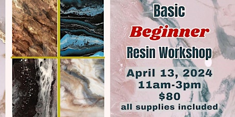 Basic BEGINNER Resin Workshop