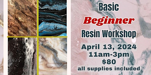 Basic BEGINNER Resin Workshop primary image