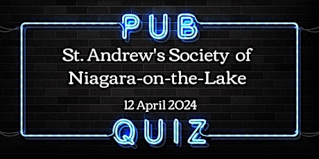 St. Andrew's Society Pub Quiz
