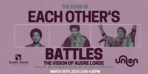 The Edge of Each Other's Battles: Film Screening primary image