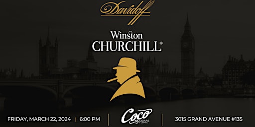 Immagine principale di DAVIDOFF: WINSTON CHURCHILL LAYOVER IN LONDON EXPERIENCE at Coco Cigars 