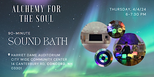 Imagem principal do evento RESCHEDULED TO 4/25 -  90-Minute Healing Sound Bath