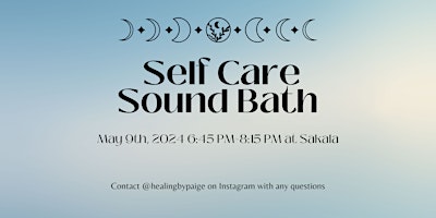 Self Care Sound Bath primary image