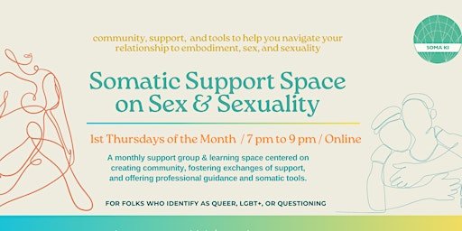 Imagem principal do evento Somatic Support Space on Sex & Sexuality
