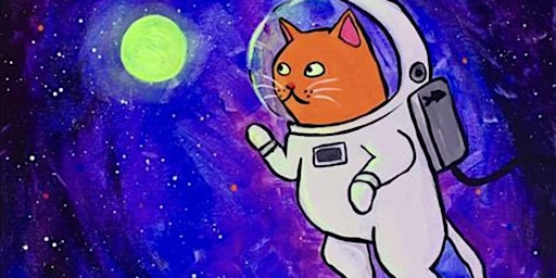 Primaire afbeelding van Space Cat - Paint and Sip by Classpop!™