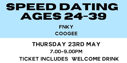 Sydney Speed Dating for ages 24-39s in Coogee by Cheeky Events Australia primary image