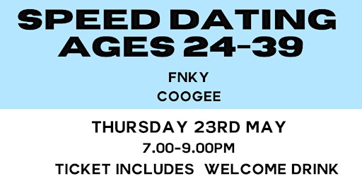 Sydney Speed Dating for ages 24-39s in Coogee by Cheeky Events Australia  primärbild