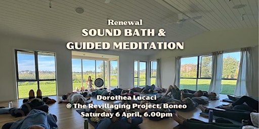 Primaire afbeelding van RENEWAL: Sound Bath & Guided Meditation (Boneo, Vic)