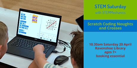 Scratch Coding Noughts and Crosses at Ravenshoe Library  primärbild