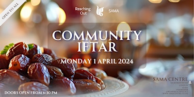 Imagem principal do evento Community Iftar, open to all!
