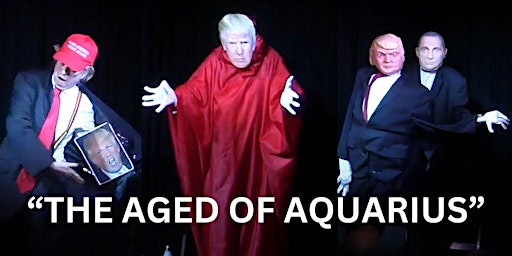 Imagem principal do evento "THE AGED OF AQUARIUS," a solo comedy by Andrea Mock