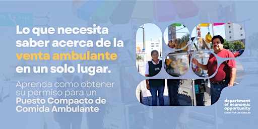 Hauptbild für Programa de Subvenciones para Puestos Compactos de Comida Ambulante (CMFO)