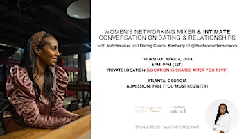 Primaire afbeelding van Curated Conversations: A Women's Mixer & Conversation on Dating