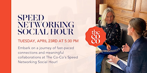 Imagem principal do evento The Co-Co: Speed Networking Social Hour