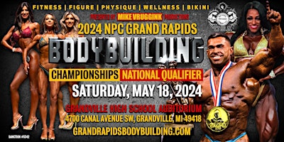 Hauptbild für 2024 NPC Grand Rapids Bodybuilding Championships (National Qualifier)