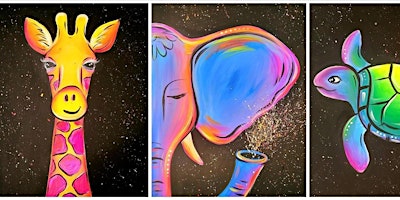 Primaire afbeelding van Blacklight Paint Night: Neon Animal Night