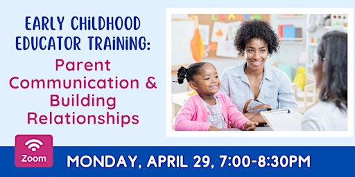 Image principale de ONLINE - Childcare Training: Parent Communication & Building Relationships