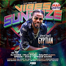 Gyptain and friends Vibes Sundaze at Kiss lounge 3/24 primary image