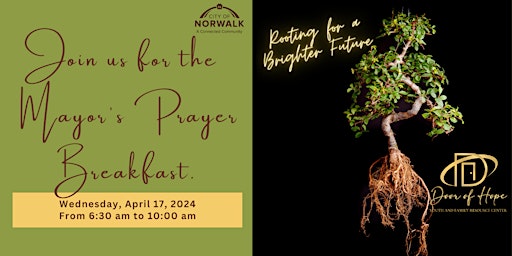 Imagem principal do evento Norwalk Mayor's Prayer Breakfast 2024
