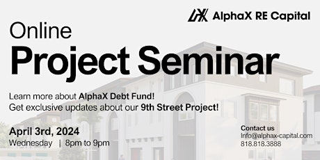 AlphaX Online Project Seminar