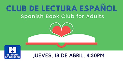 Imagem principal do evento Spanish Book Club for Adults