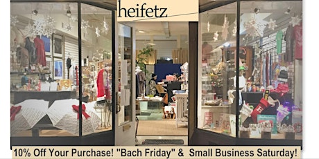 "Bach" Friday & Small Business Saturday primary image
