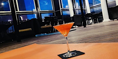 Imagem principal do evento Yoga & Martinis on the Rooftop of The Q on Main Street, Wed April 10 @6:30