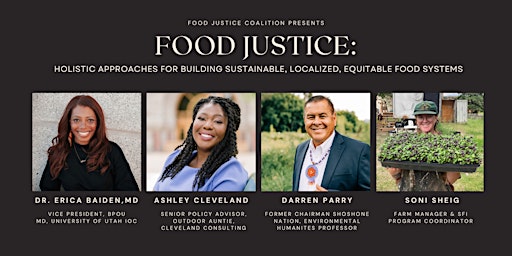 Food Justice: Approaches for Building Sustainable  & Equitable Food Systems primary image
