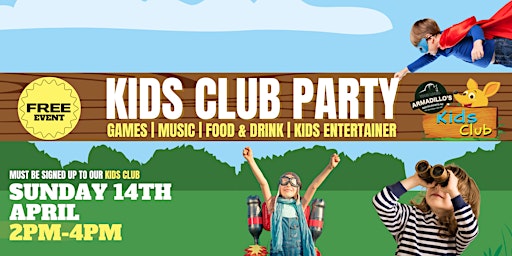 Armadillos Timaru Kids Club Party primary image