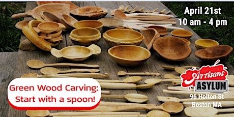 Primaire afbeelding van Green wood carving: start with a spoon!