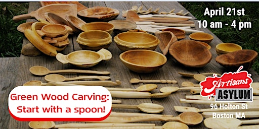 Imagem principal do evento Green wood carving: start with a spoon!