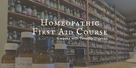 Imagem principal do evento Homeopathic First Aid Course
