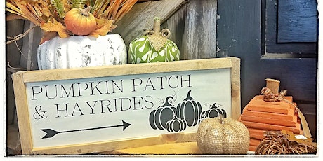 Pumpkin Patch Sign Workshop primary image