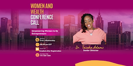 Women and Wealth Conference Call