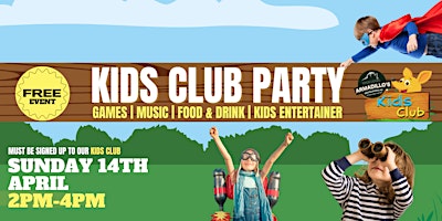 Primaire afbeelding van Armadillos Halswell Kids Club Party