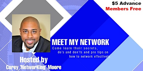 Networking Event & Workshop: Meet My Network primary image