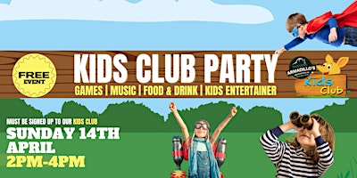 Armadillos Kaiapoi Kids Club Party primary image