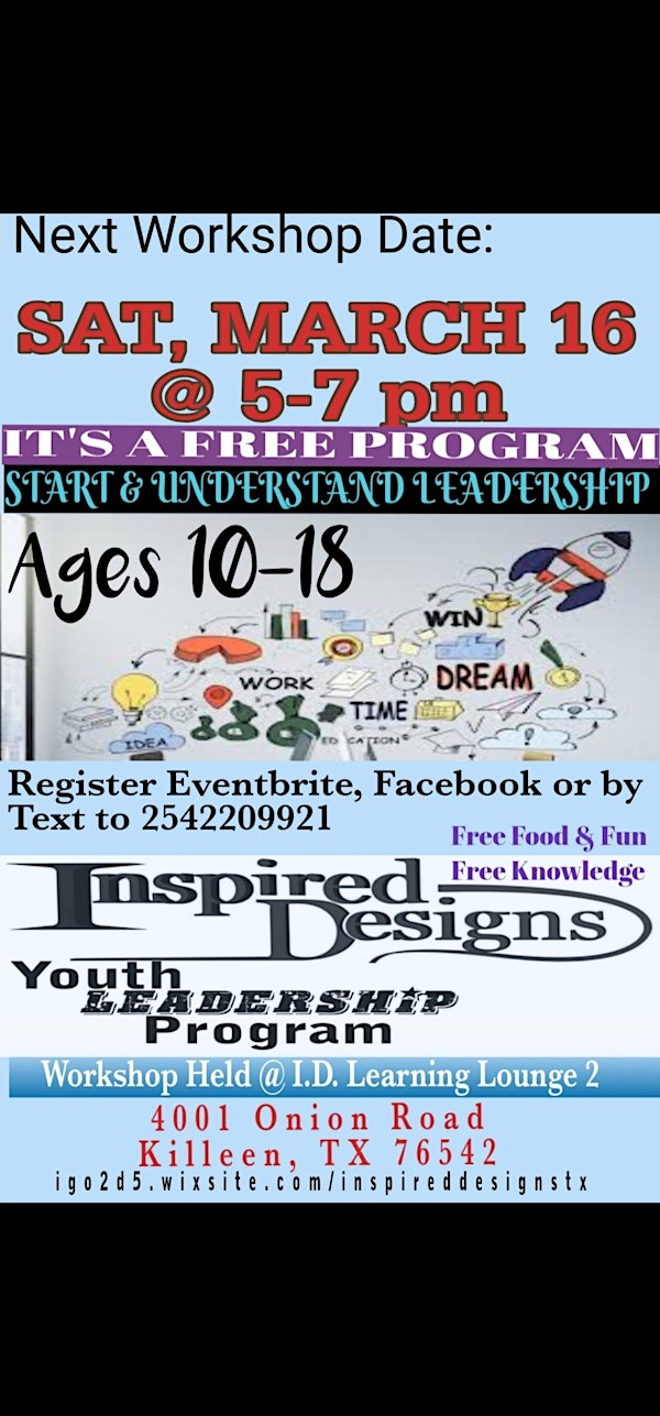 ID FREE YOUTH PROGRAM AGES 10-18 /Set3