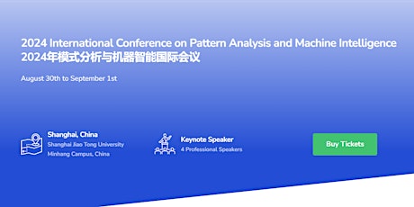 2024 International Conference on Pattern Analysis and Machine Intelligence