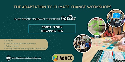 Image principale de AdACC - Adaptation to Climate Change workshops (ONLINE)