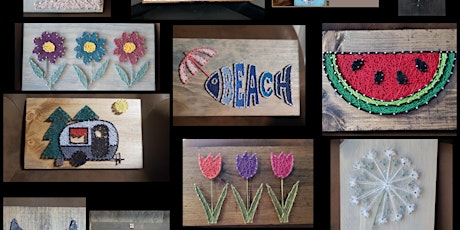 String Art with Lisa at Back Mountain Makery Dallas
