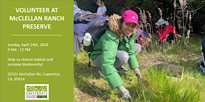 Primaire afbeelding van Nurture Nature: Volunteer Outdoors in Cupertino at McClellan Ranch Preserve