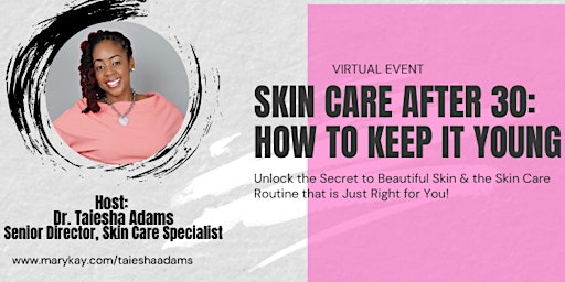 Imagen principal de SKIN CARE AFTER 30: HOW TO KEEP IT YOUNG