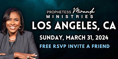 Register Today at ProphetessMiranda.com!