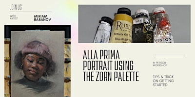 Imagem principal do evento Alla Prima Portrait Using the Zorn Palette
