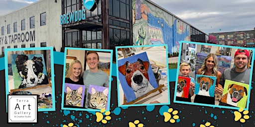 Imagem principal do evento Paint Your Pet Portrait BrewDog Paint Night!